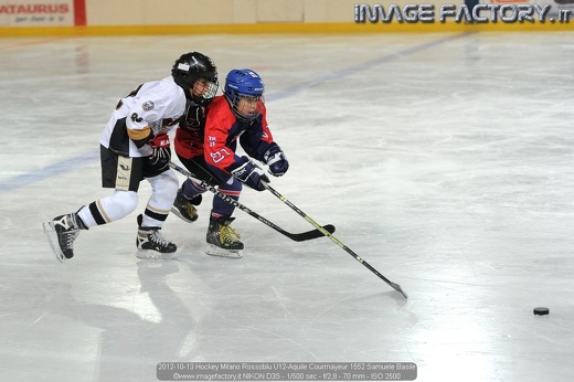 2012-10-13 Hockey Milano Rossoblu U12-Aquile Courmayeur 1552 Samuele Basile